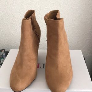 Tan booties